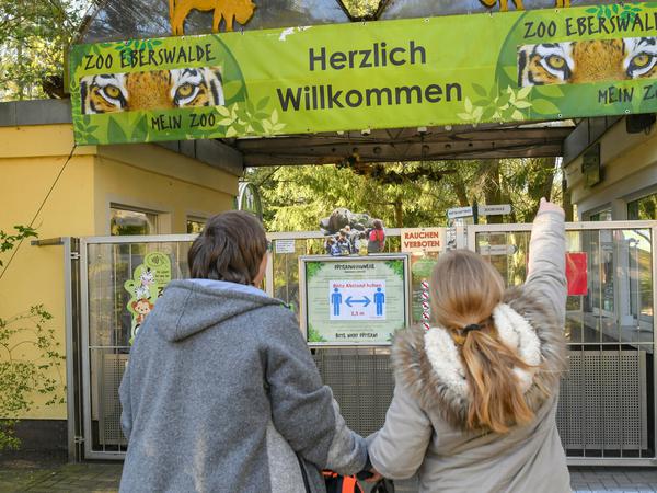 Tierparks wie der Zoo Eberswalde sind auch wieder geöffnet.  