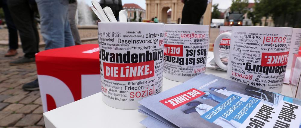 Brandenburgs Linke im Bundestagswahlkampf 2021.