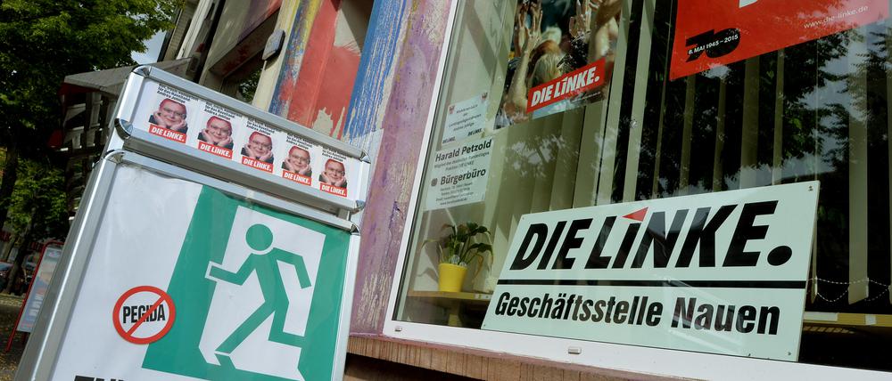 Das Linke-Büro in Nauen ist in diesem Jahr bereits fünfmal attackiert worden.