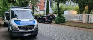 In Berlin-Wannsee wurde der Verdächtige von der Brandenburger Polizei festgenommen. 