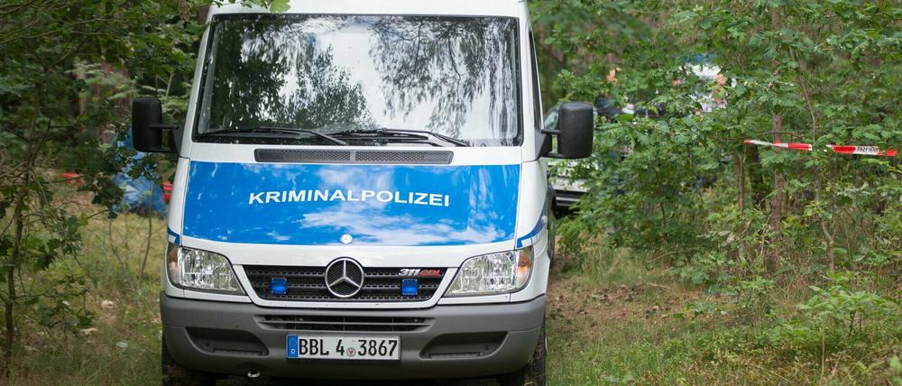Die Leich der Frau wurde in einer Bunkeranlage in einem Waldstück bei Oranienburg entdeckt.
