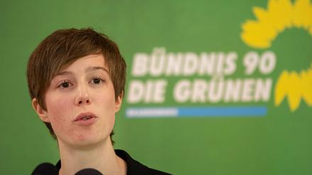  Landesvorsitzende der Grünen, Julia Schmidt.