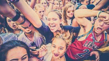 Feierwütig. Mit 170 000 Besuchern ist das Lollapalooza inzwischen eines der größten Musikfestivals in Deutschland.