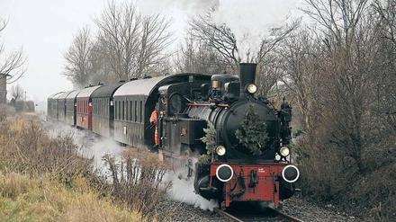 Momentan fahren auf der Strecke nur zu besonderen Gelegenheiten historische Züge wie dieser – und einige Güterzüge. Das soll sich bald ändern. 