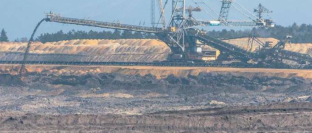 Die Zukunft der Braunkohleindustrie in der Lausitz ist ungewiss.