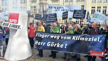 Protest. In Potsdam wurde für den Klimaschutz demonstriert.