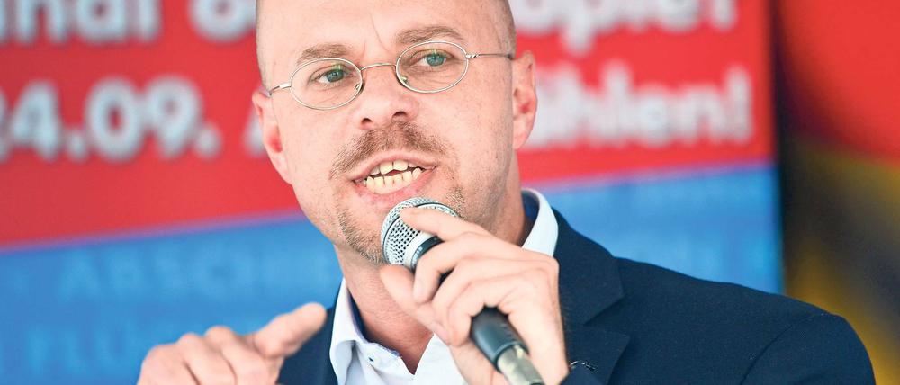 Hardliner. Selbst für AfD-Verhältnisse gilt Andreas Kalbitz als Rechtsaußen.