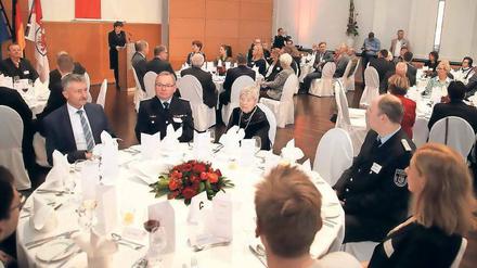 Knapp 100 Ehrenamtliche wurden am Samstag in der Staatskanzlei in Potsdam empfangen.