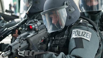 Bei der Übung in Brandenburg soll auch ein Spezialeinsatzkommando (SEK) eingesetzt werden.