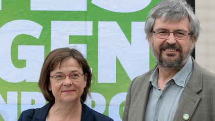 Ursula Nonnemacher und Axel Vogel waren die Spitzenkandidaten für die Landtagswahl 2014. Wer geht 2019 für die Grünen ins Rennen?