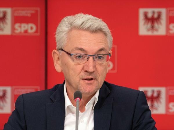 Brandenburgs SPD-Chef Mike Bischoff.