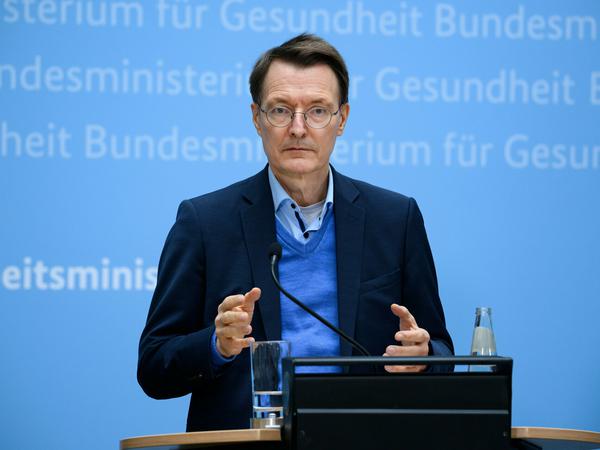 Bundesgesundheitsminister Karl Lauterbach (SPD).