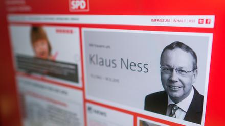 Klaus Ness, der ehemalige SPD-Fraktionschef, ist im Dezember verstorben.