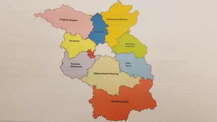 Die neuen Landkreise - und ihre Namen.