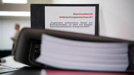 Der Abschlussbericht des Untersuchungsausschuss des Brandenburger Landtags zum rechtsextremen Terror-Netzwerk NSU.