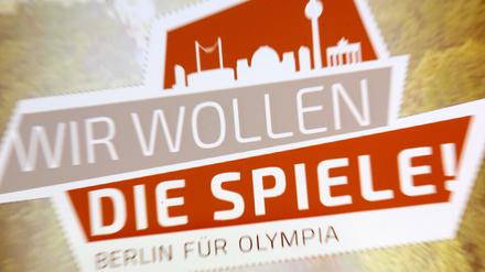 "Wir wollen die Spiele ! Berlin für Olympia" - so lautet die Kampagne zur Olympia-Bewerbung von Berlin.