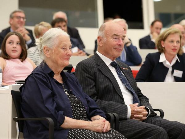 September 2017: Jörg Schönbohm und seine Frau Eveline bei einer Zeremonie im Landtag zum 80. Geburtstag des Ex-Innenministers.