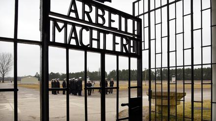 Die KZ-Gedenkstätte Sachsenhausen bei Oranienburg.