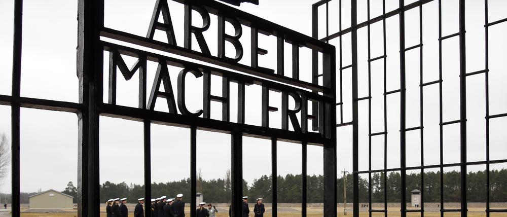 Die KZ-Gedenkstätte Sachsenhausen bei Oranienburg.