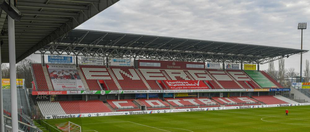 Das "Stadion der Freundschaft" des FC Energie Cottbus. 