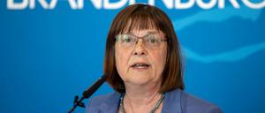 Ursula Nonnemacher (Bündnis 90/Die Grünen), Brandenburger Ministerin für Soziales, Gesundheit, Integration und Verbraucherschutz.