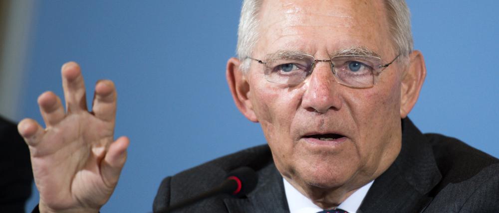 Bundesfinanzminister Wolfgang Schäuble (CDU) wird heute in Potsdam erwartet.