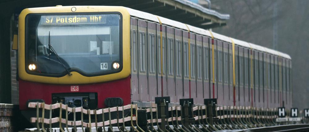Auf der nach Potsdam führenden S-Bahnlinie 7 waren im September nur 94,1 Prozent der Züge pünktlich.