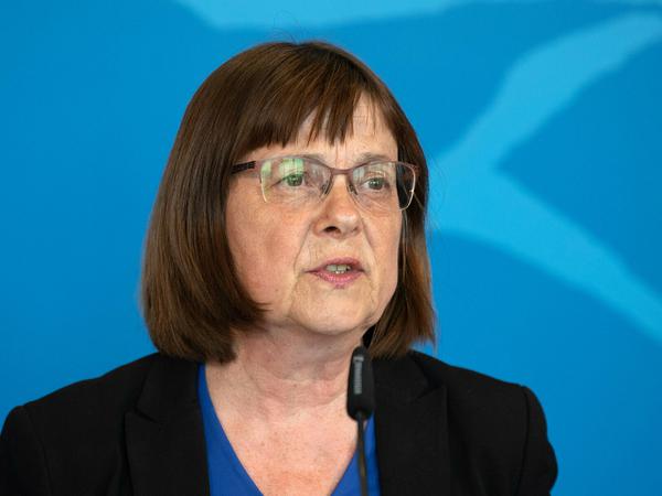 Ursula Nonnemacher (Bündnis 90/Die Grünen), Ministerin für Soziales, Gesundheit, Integration und Verbraucherschutz in Brandenburg.
