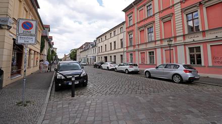 Blick in die Gutenbergstraße.