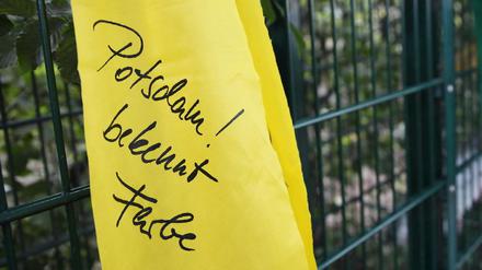 Das Bündnis "Potsdam bekennt Farbe" wurde 2002 wegen sich häufender Straftaten mit rechtsextremem Hintergrund gegründet.