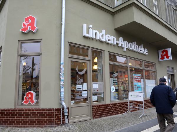 Die Linden-Apotheke in Babelsberg.
