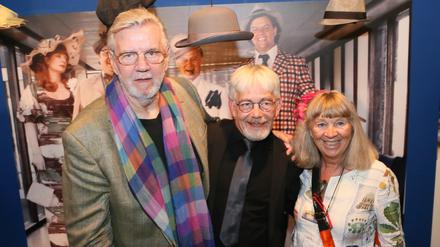 Zur Eröffnung der Ausstellung kamen die Darsteller Morten Grunwald (Benny) und Jes Holtsø (Børge) sowie Kostümbildnerin Lotte Dandanell.
