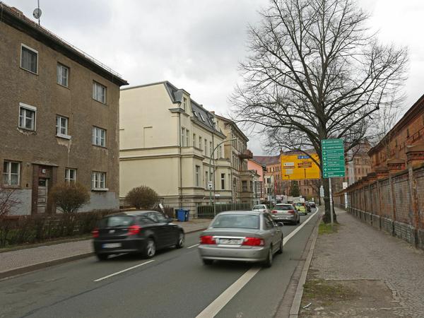 Radweg auf der Behlertstraße. 