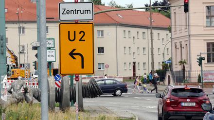 Ab Donnerstag, dem 15. Juli, wird die Behlertstraße für anderthalb Jahre zur Dauerbaustelle.