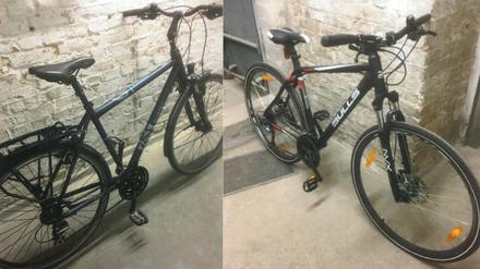 Die Polizei sucht die Besitzer zweier Fahrräder.