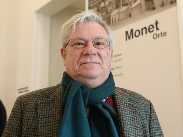 Ernst-Christian Stein aus Potsdam in der neuen Monet-Ausstellung im Museum Barberini.