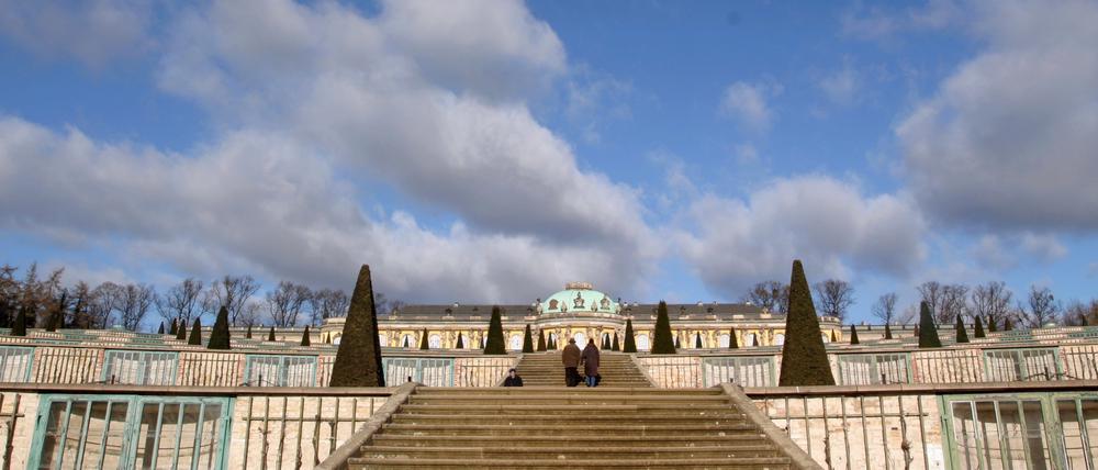 Freie Sicht aufs Schloss: Der Parkeintritt für Sanssouci soll verhindert werden - auch ohne Bettensteuer und Tourismusabgabe.