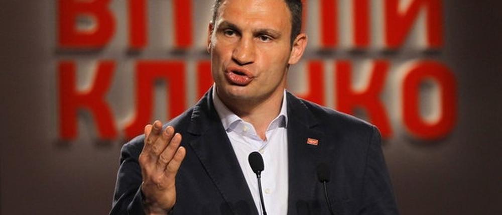 Ex-Boxer und Neu-Bürgermeister von Kiew: Vitali Klitschko.