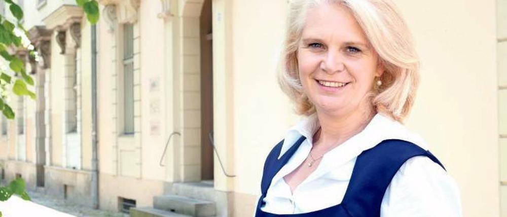 Die CDU-Direktkandidatin für den Wahlkreis 61, Saskia Ludwig.