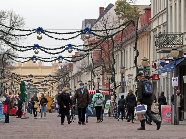 Die Händler in der Brandenburger Straße leiden unter der Coronakrise.