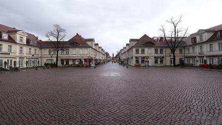 Die Brandenburger Straße in Potsdam.