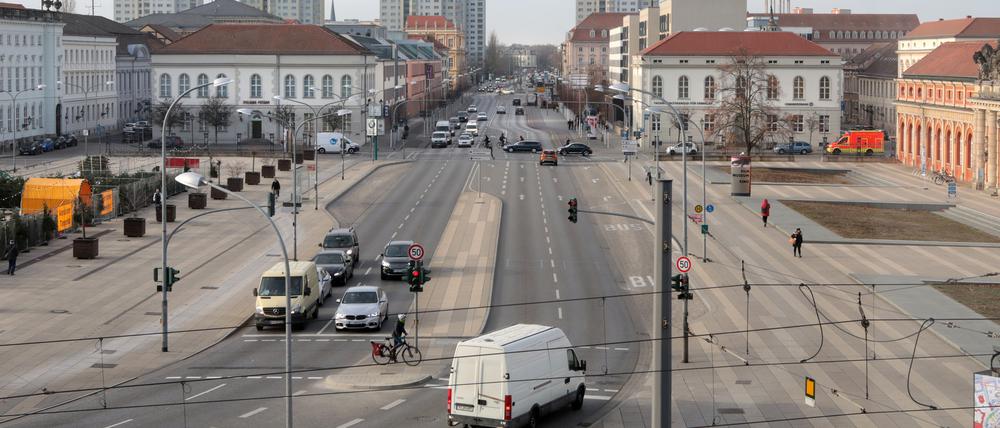 Für die Breite Straße in Potsdams Innenstadt könnte ein Tempolimit eingeführt werden.