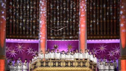 Weltberühmt ist der Chor der Wiener Sängerknaben, hier bei einem Weihnachtskonzert in Wien im Jahre 2013. Am Freitag um 19.30 Uhr tritt der Chor in der Nikolaikirche auf.