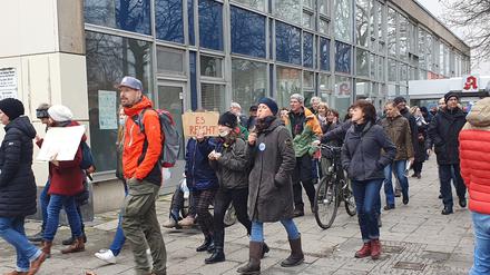Der Corona-Protest in Potsdam am 13. März, auch da unter dem Motto "Es reicht"