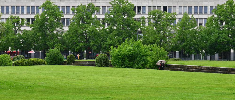 Blick auf den Platz der Einheit in Potsdam