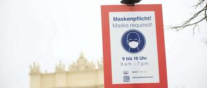 In weiten Teilen der Potsdamer Innenstadt gilt eine Maskenpflicht