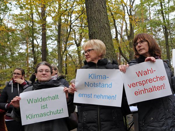 Anwohner sind wütend über die Planung in der Waldstadt.