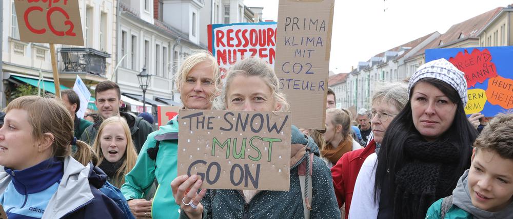 Mehrfach schon haben gerade junge Potsdamer für mehr Klimaschutz in der Stadt demonstriert