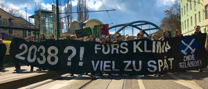 Protest gegen die Klimapolitik im März 2019.