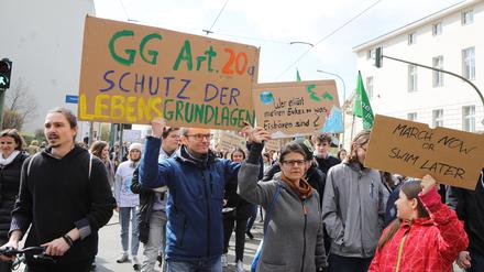 2000 Teilnehmer zählte die "Potsdam for Future"-Demo am 31. März.